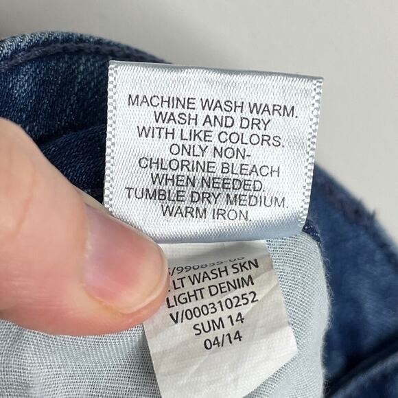 Banana Republic Women's Skinny Jeans 28/6P Low Rise Medium Wash Stretch Denim - Picture 9 of 9